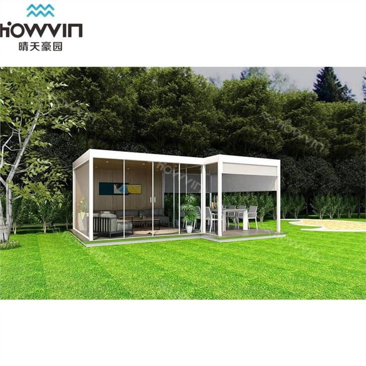 Modern Pergola Över Pool