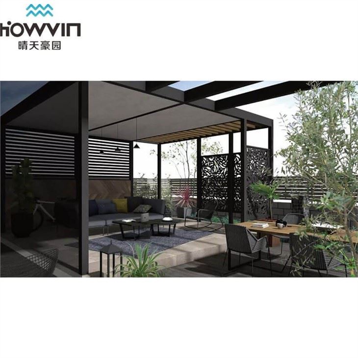 Modern Pergola Over Pool